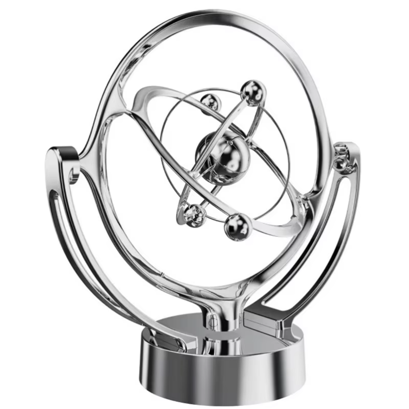 Newton Cradle Large - Colorful Galaxy Universe Celestial Swinger Magnetic