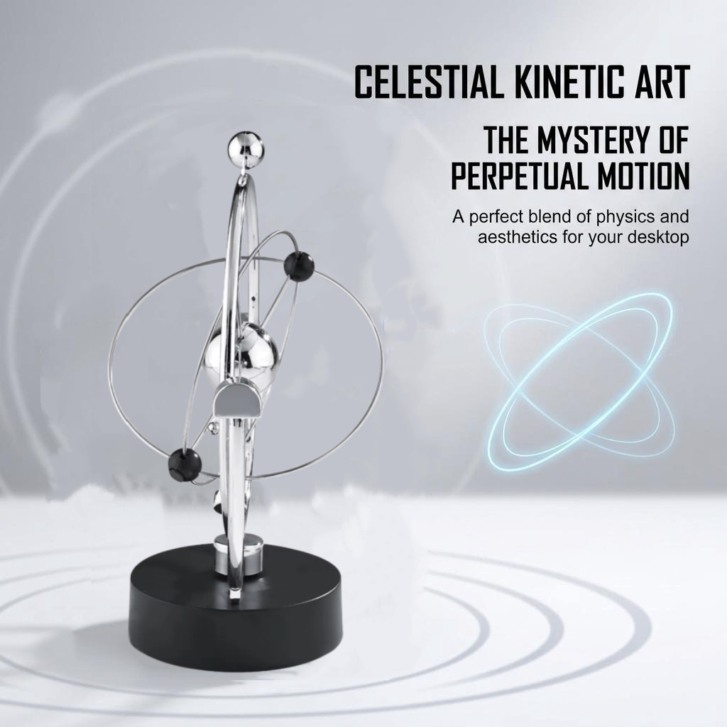 Newton Cradle Large - Celestial Eternal Motion Pendulum Newton Pendulum