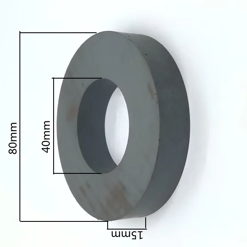 Hobby Is Science - 5PCS/LOT Y30 D45-80mm Ferrite Ring Magnet