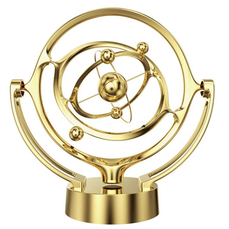 Newton Cradle Large - Galaxy Universe Celestial Swinger Magnetic Rotating
