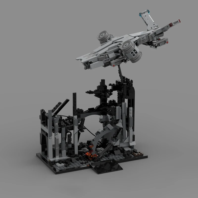 814pcs MOC Science Fiction Mov - Science Hunter review and price