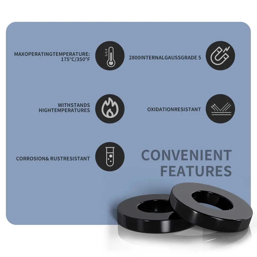 D45-100mm Ferrite Ring Magnet  - Hobby Is Science review and price