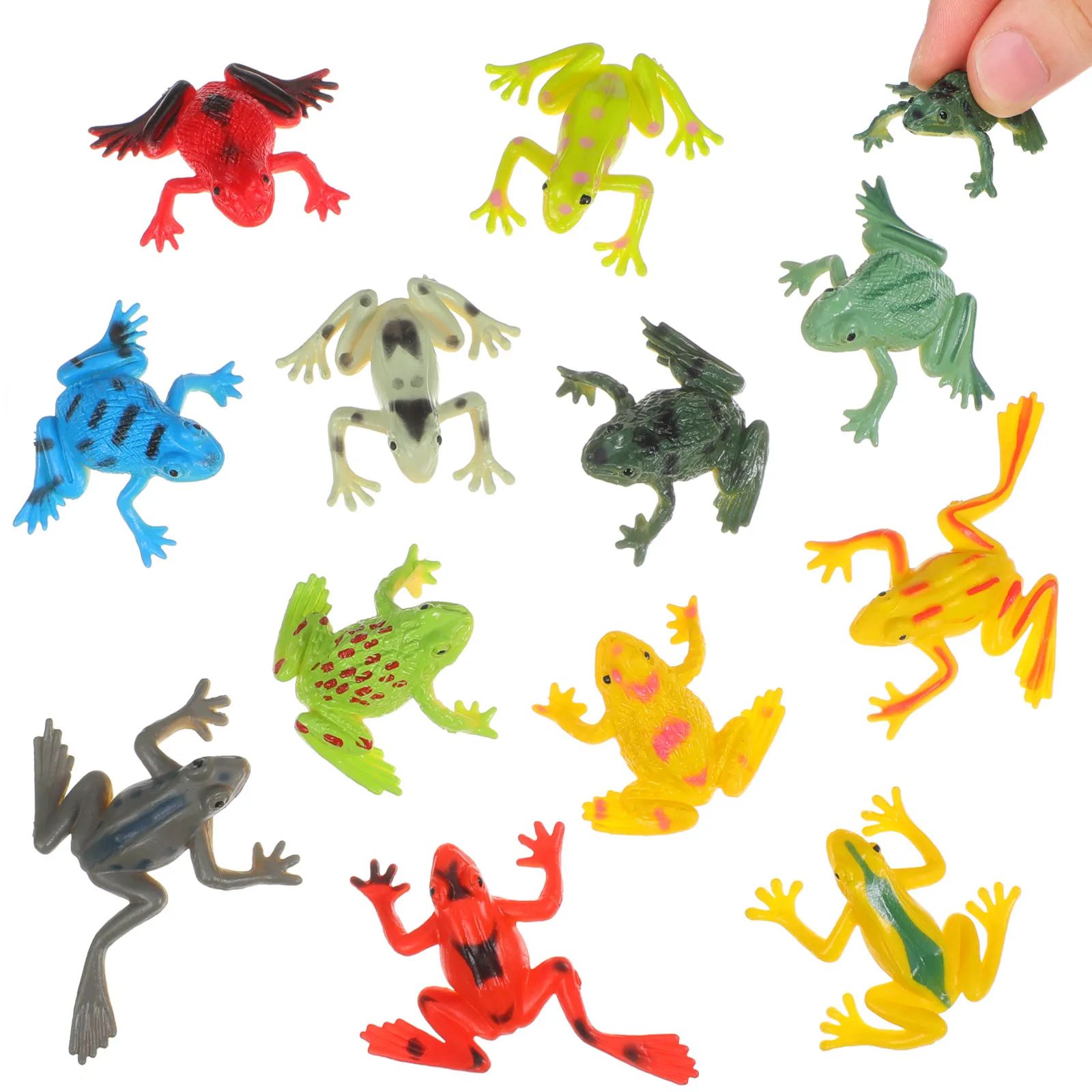 12Pcs Realistic Frogs Statue K - Hobby Is Science review and price